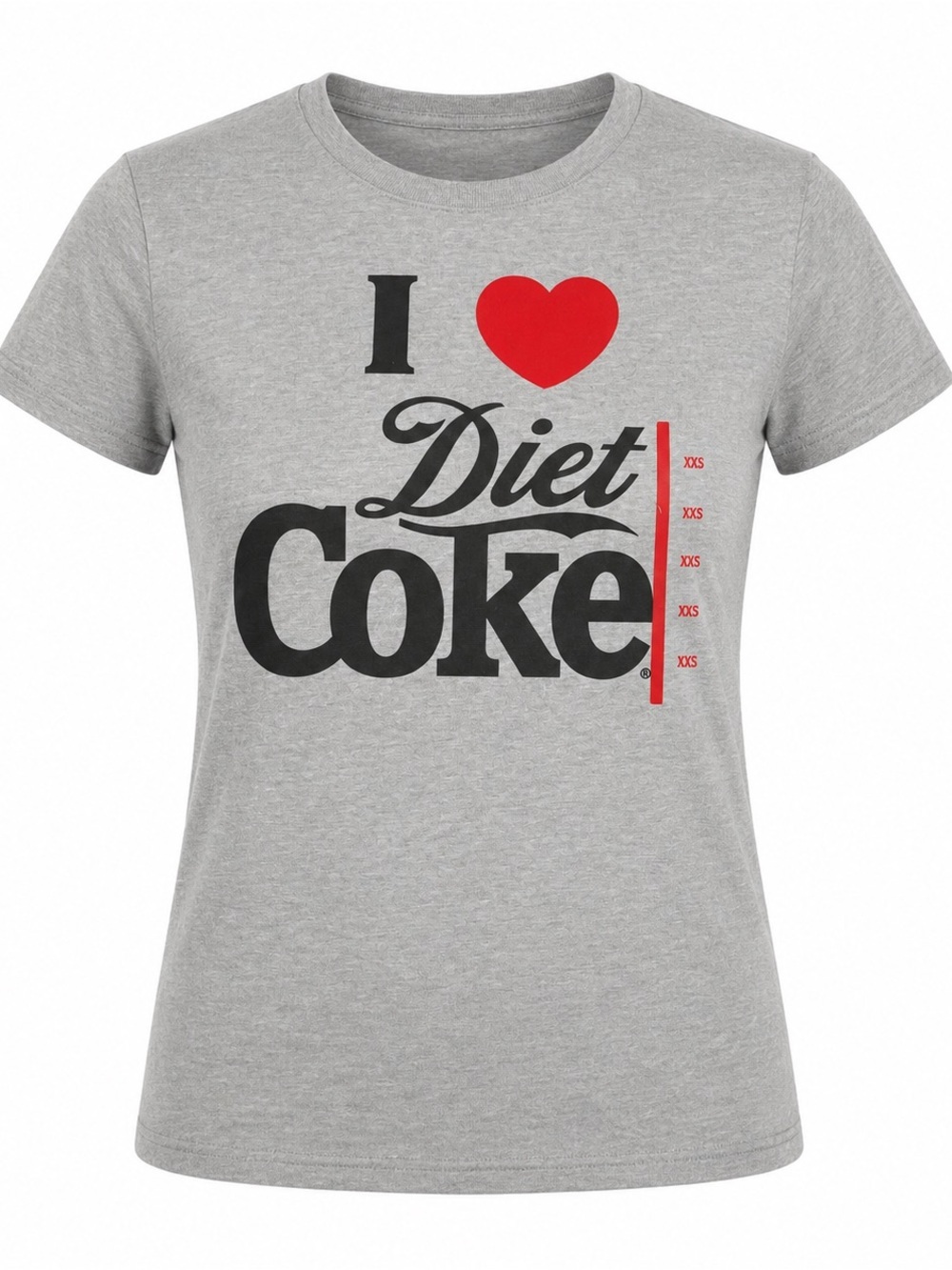 Coca Cola Gray 'I Love Diet Coke' Women's Tee